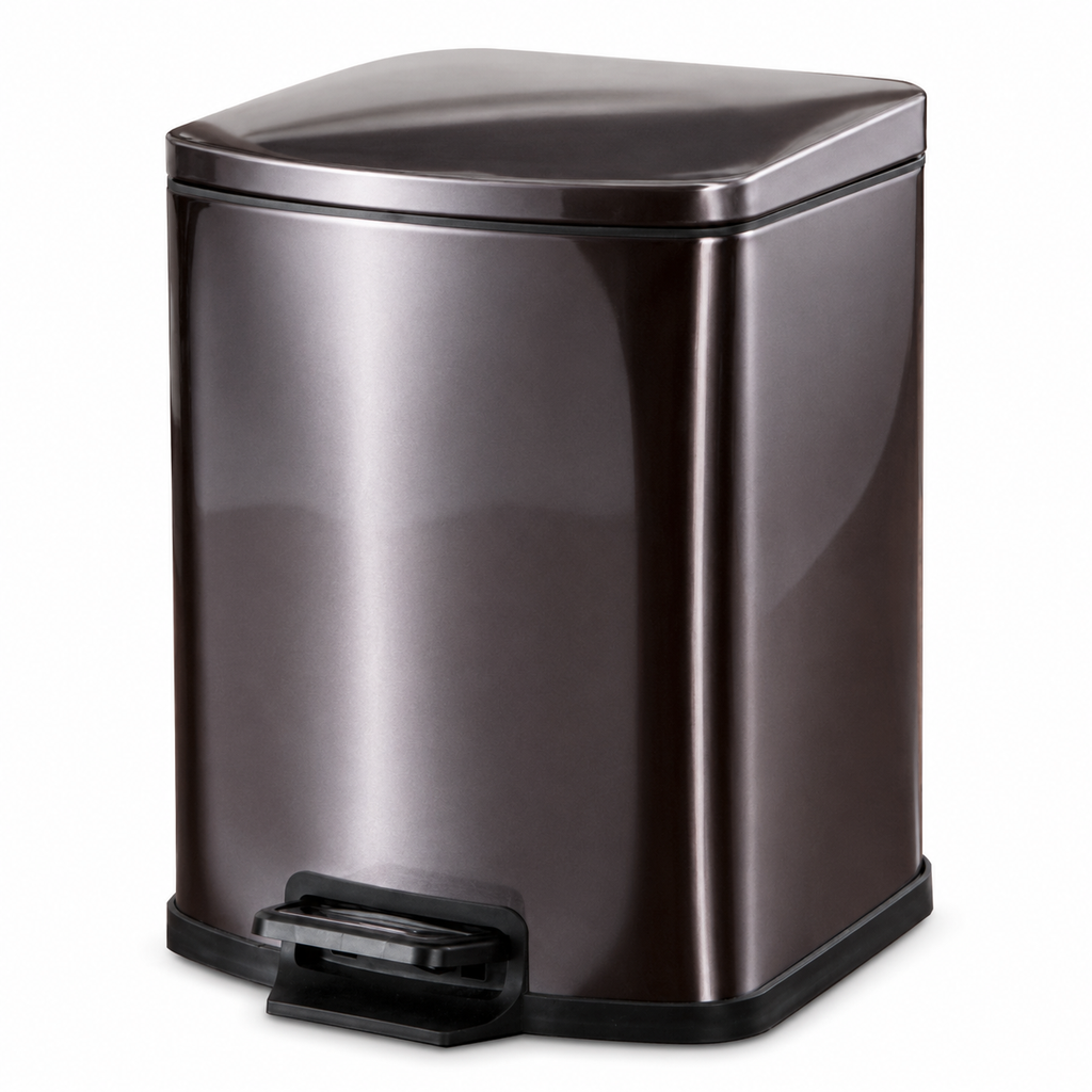 Stainless Steel Pedal Trash Can, 5L-12L | GLOBALIS