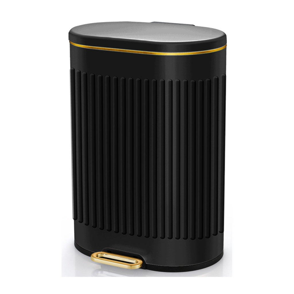 6L-12L Oval Stainless Steel Pedal Trash Can | GLOBALIS