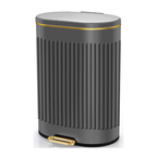 6L-12L Oval Stainless Steel Pedal Trash Can | GLOBALIS