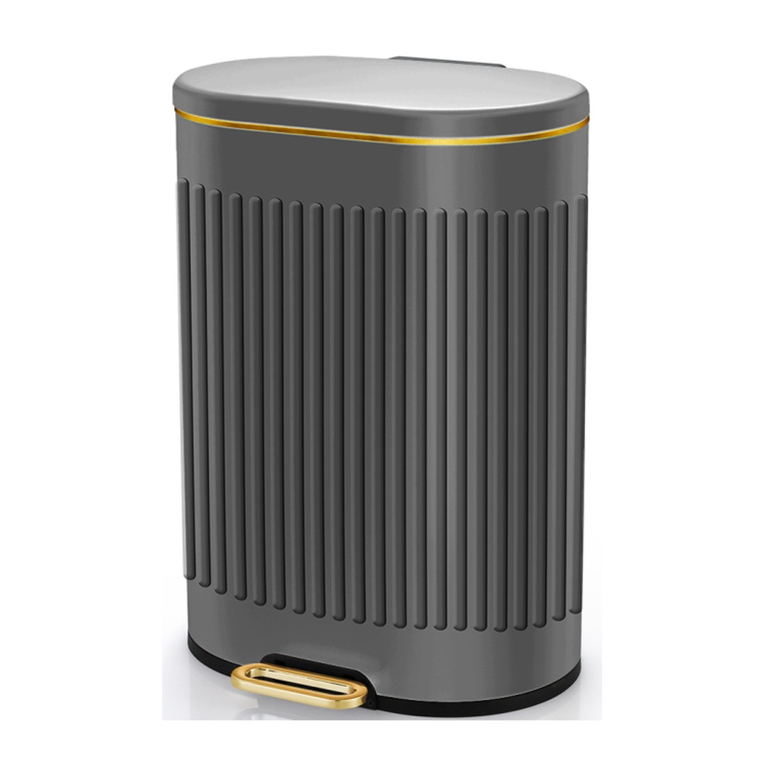6L-12L Oval Stainless Steel Pedal Trash Can | GLOBALIS