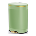 6L-12L Oval Stainless Steel Pedal Trash Can | GLOBALIS