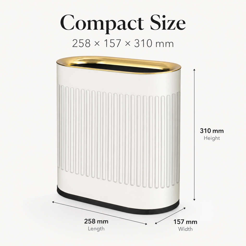 6L-12L Oval Open Top Trash Can | GLOBALIS