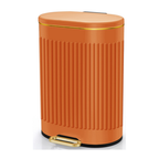 6L-12L Oval Stainless Steel Pedal Trash Can | GLOBALIS