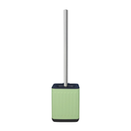 Embossed Toilet Brush and Holder with Stainless Steel Handle