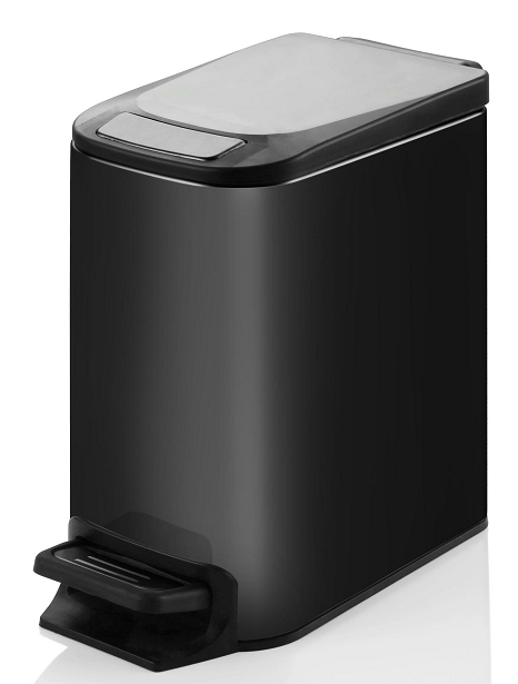 KSSKSS 6L Compact Foot Pedal Trash Can for Home | GLOBALIS