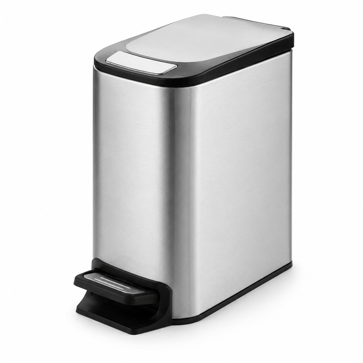 KSSKSS 6L Compact Foot Pedal Trash Can for Home | GLOBALIS