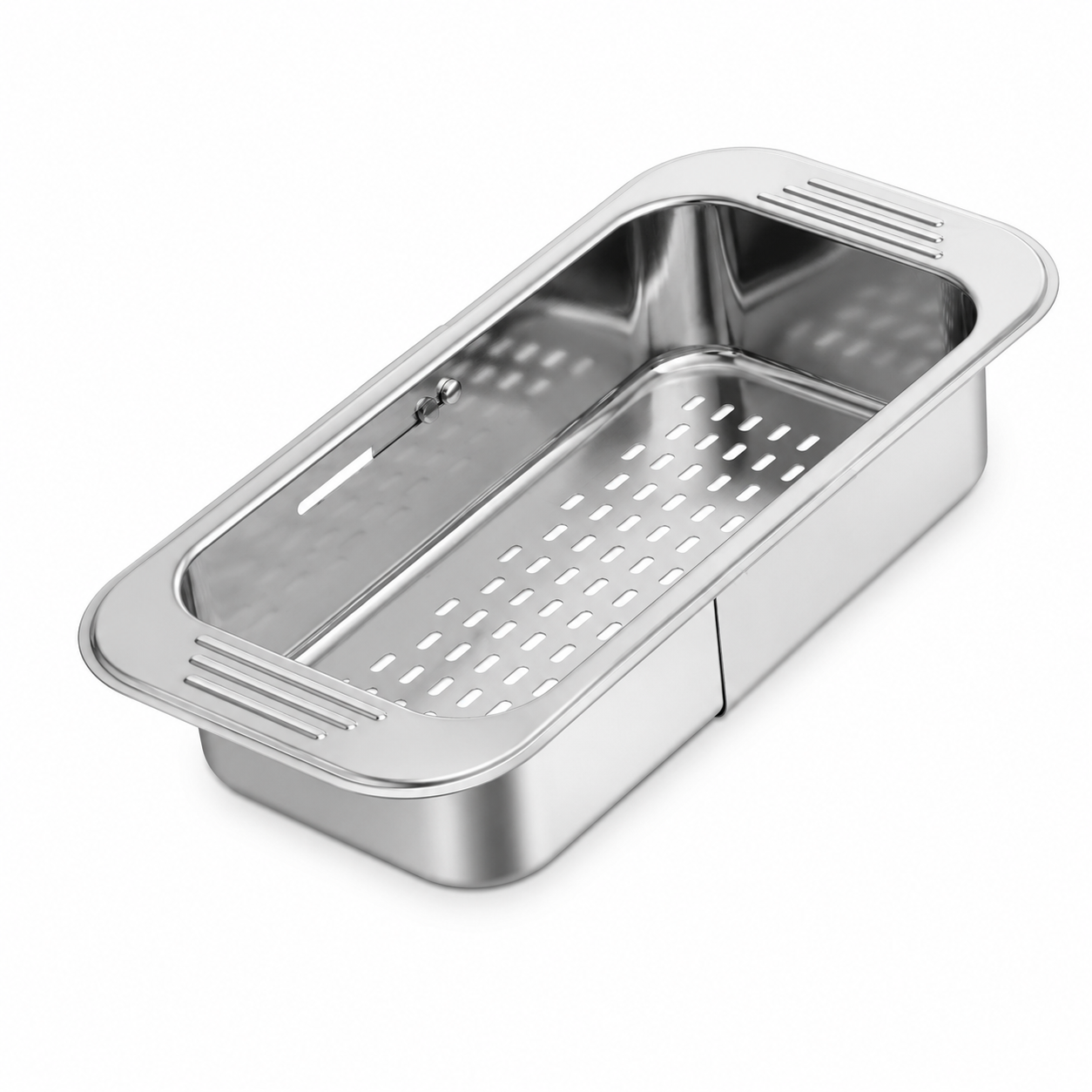 304 Stainless Steel Over-the-Sink Colander Basket | GLOBALIS