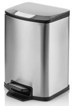 Square Soft-Close Pedal Trash Can, 5L–12L | GLOBALIS