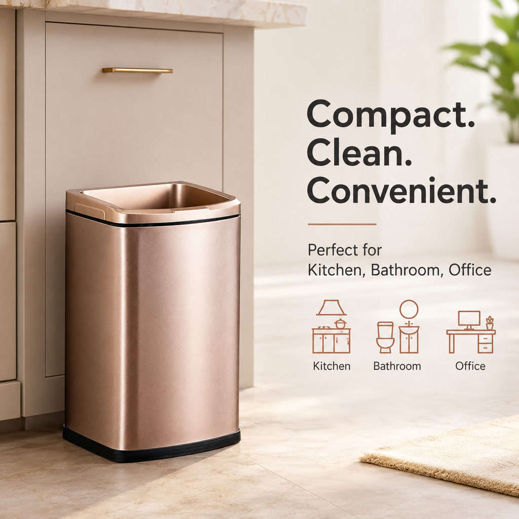 KSSKSS Open-Top Wastebasket, 7L-12L | GLOBALIS