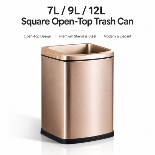 KSSKSS Open-Top Wastebasket, 7L-12L | GLOBALIS