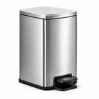 Stainless Steel Pedal Trash Can, 5L-12L | GLOBALIS
