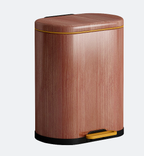 6L-9L Marble Look Pedal Trash Can | GLOBALIS